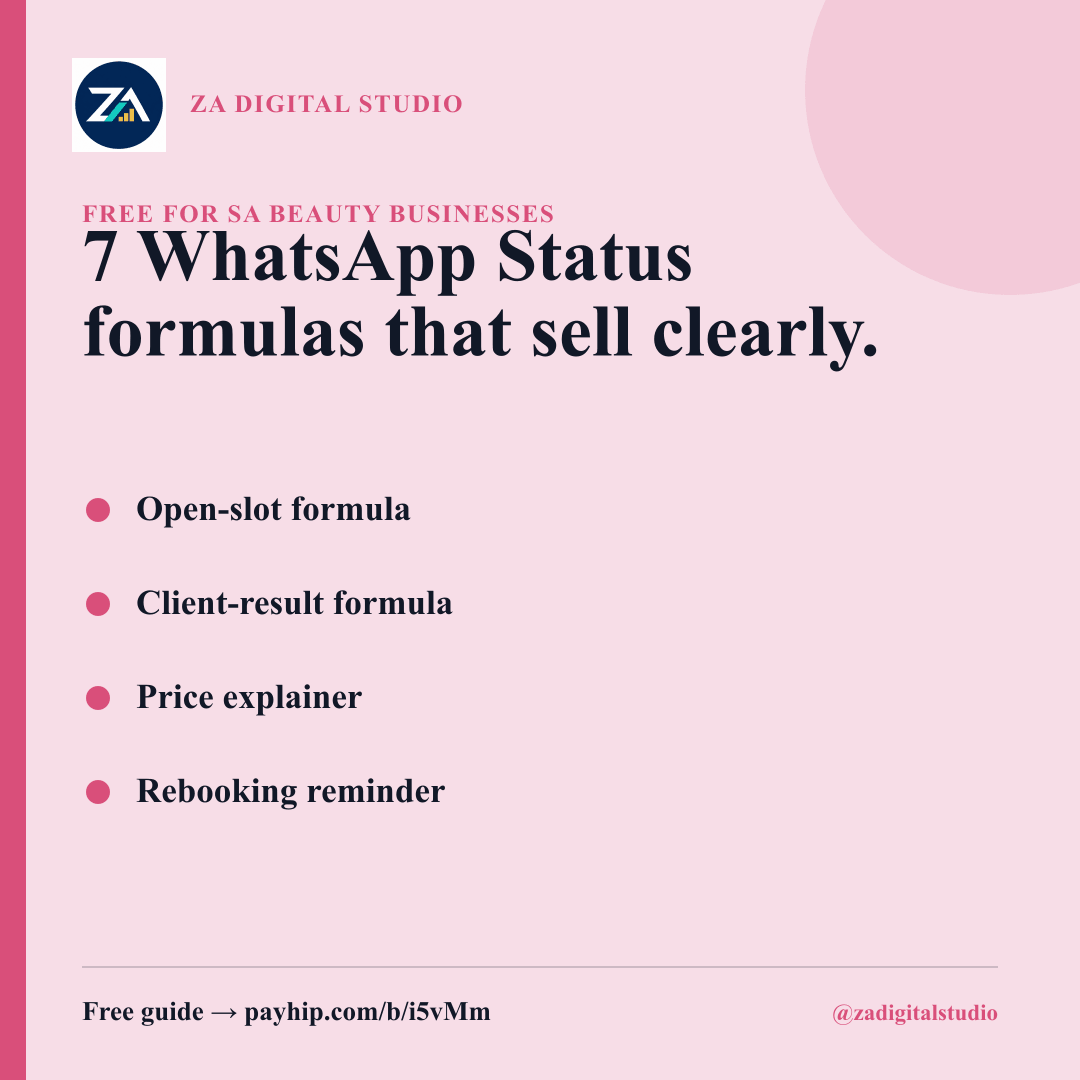 7 WhatsApp Status Formulas for Beauty Businesses preview
